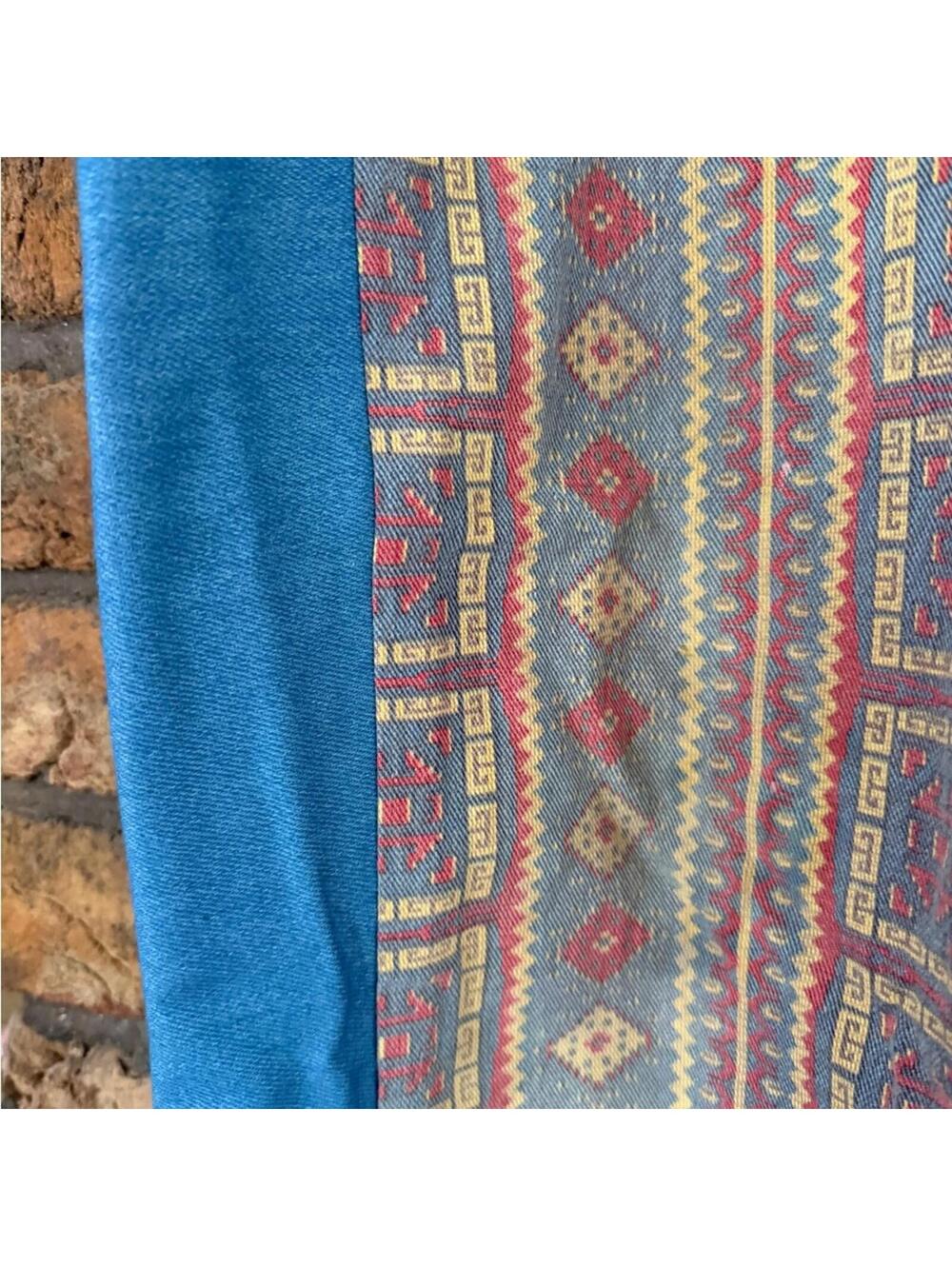 Seafarer Intuit Aztec Print Colorblock Flare Pants - Picture 4 of 9